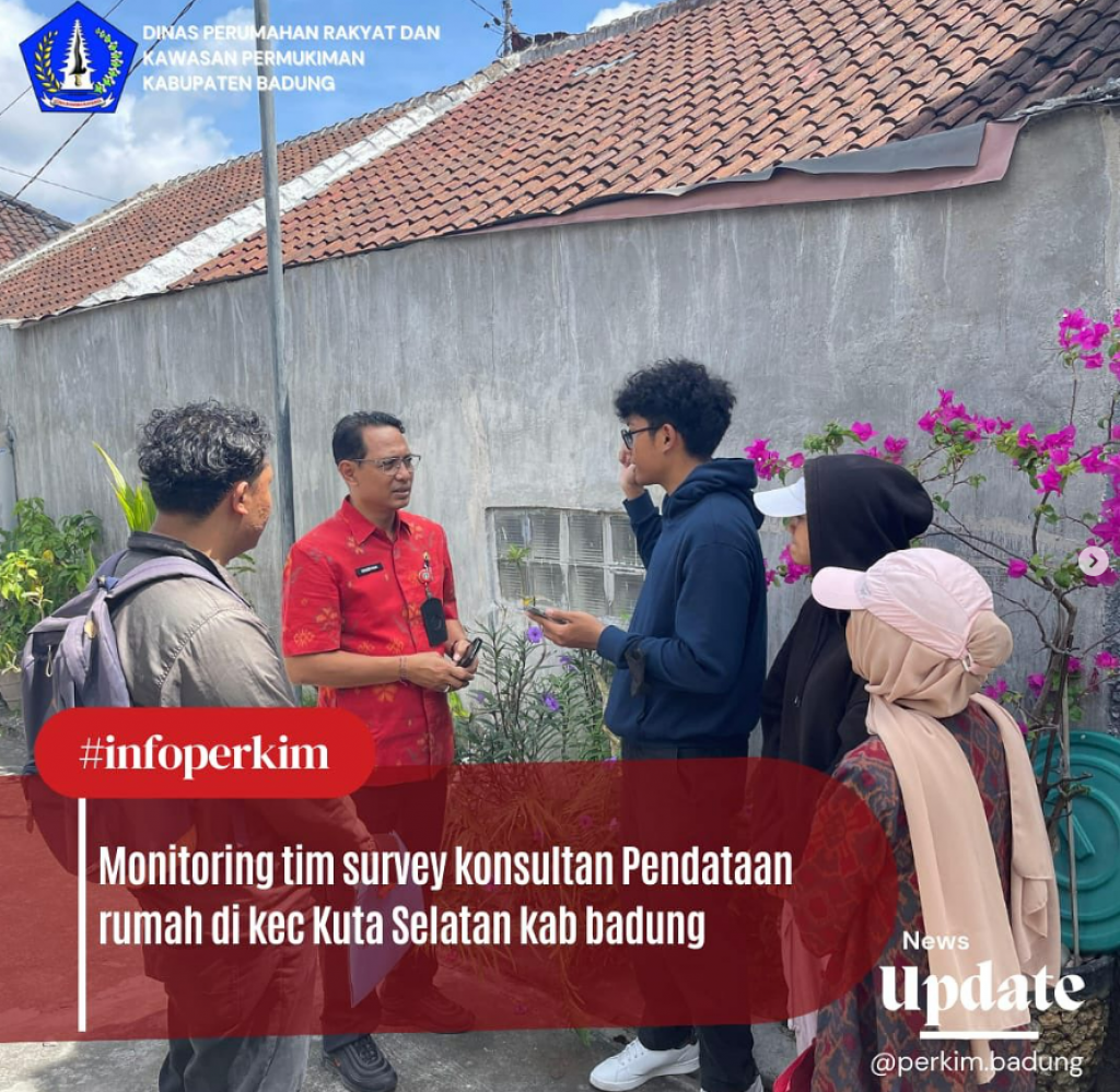 Monitoring Tim Survey Konsultan Pendataan Rumah